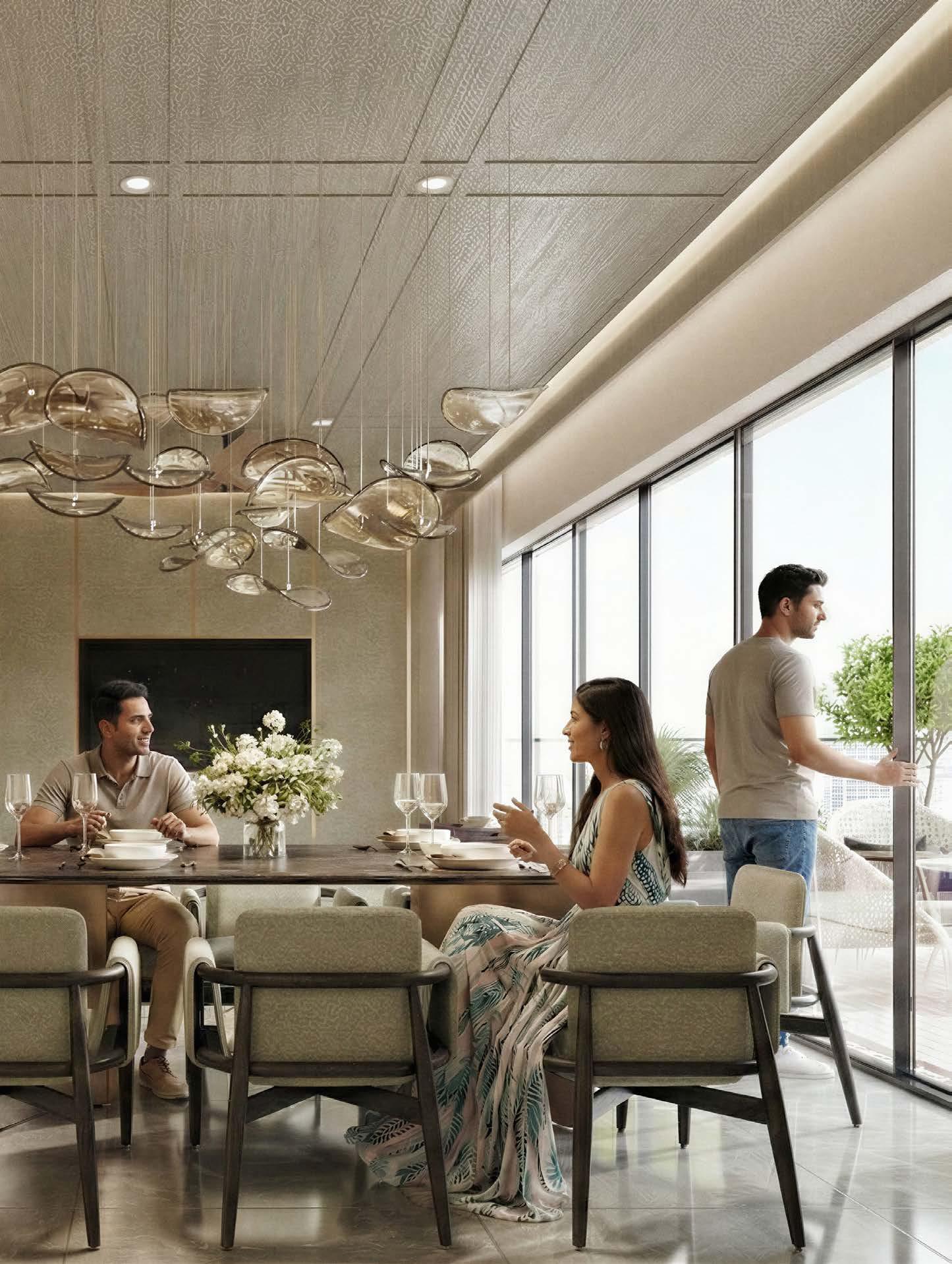 Premium living and dining space at BPTP SkyNest Towers