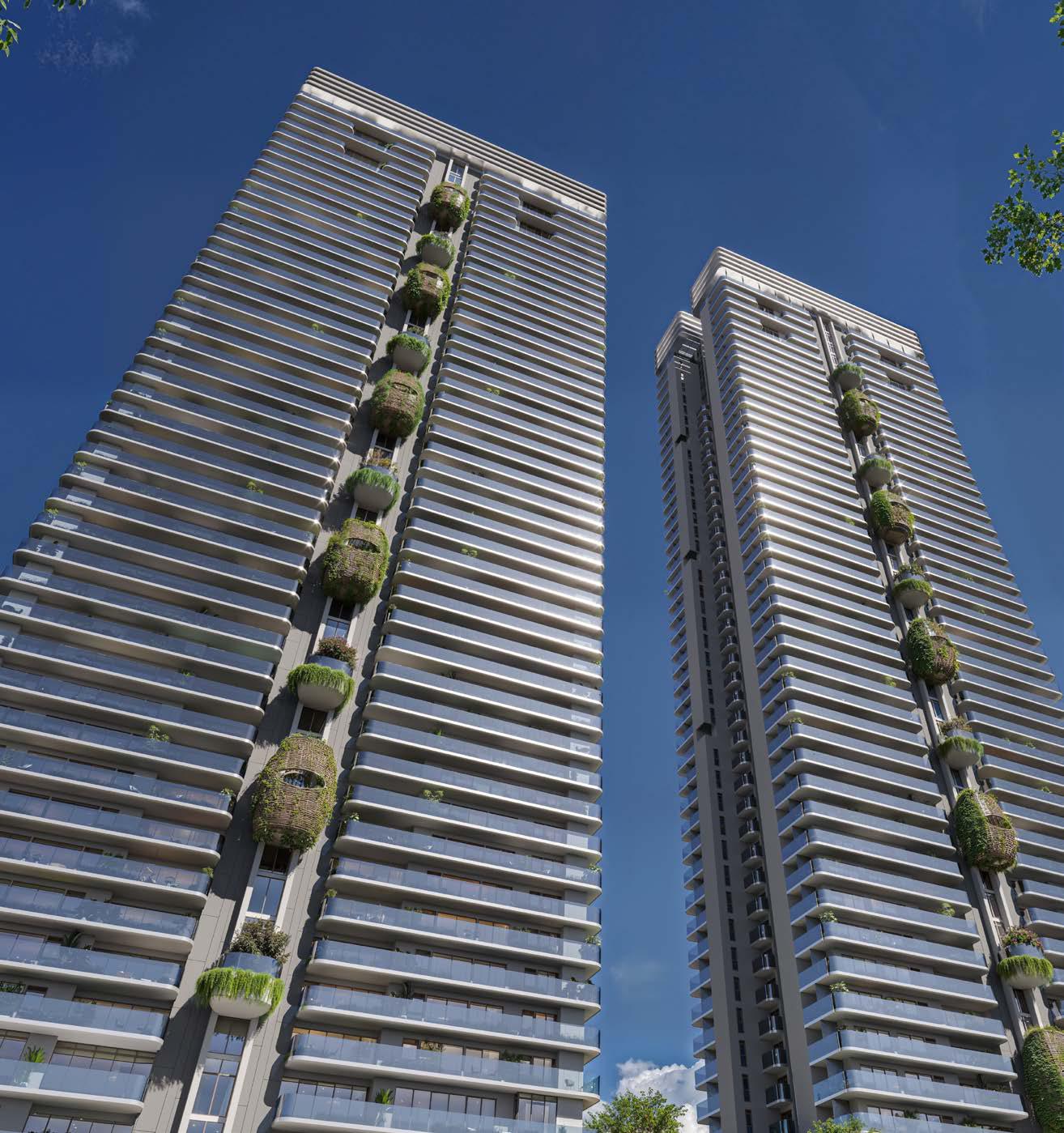 Twin towers and secure premium living